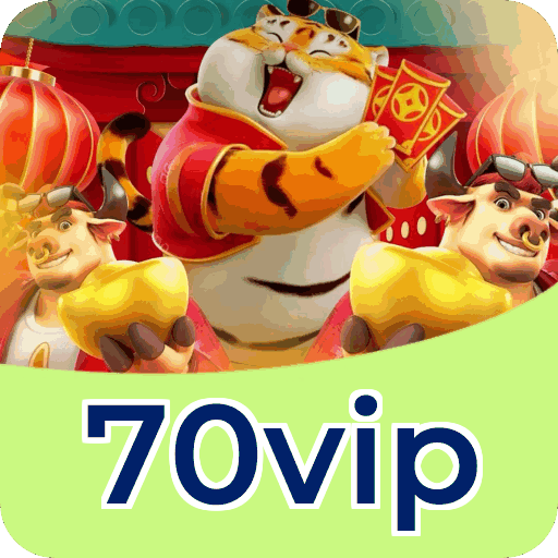 Números do app 70vip em material de marketing — ilustração, não auditoria