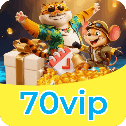Fluxo de download do app 70vip — referência visual